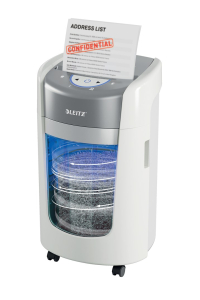 Obrázok pre Leitz IQ OptiMax Home Office 225 skartovačka Na malé částice 58 dB Šedá, Bílá
