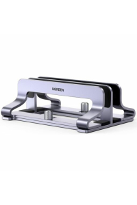 Obrázok pre Ugreen Stojak pionowy na 2 urządzenia Ugreen LP258 aluminiowy na laptop tablet - srebrny