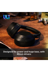 Sony WHULT900NB sluchátka / náhlavní souprava Sluchátka s mikrofonem Kabelový a bezdrátový Přes hlavu Hovory/hudba Bluetooth Černá Obrázok pre Sony WHULT900NB sluchátka / náhlavní souprava Sluchátka s mikrofonem Kabelový a bezdrátový Přes hlavu Hovory/hudba Bluetooth Černá