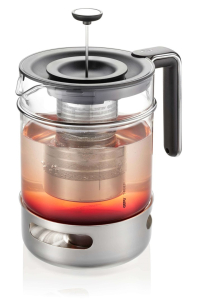 Obrázok pre GEFU T-PREP Jediná konvice 1500 ml Černá, Nerezová ocel, Průhledná