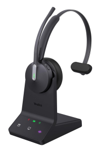Yealink WH64 Mono UC Sluchátka s mikrofonem Bezdrátový Přes hlavu Kancelář / call centrum USB typu C Bluetooth Černá Obrázok pre Yealink WH64 Mono UC Sluchátka s mikrofonem Bezdrátový Přes hlavu Kancelář / call centrum USB typu C Bluetooth Černá