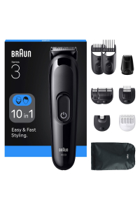 Braun AIO3560 zastřihovač vousů a vlasů Černá 14 Nikl-metal hydridová (NiMH) Obrázok pre Braun AIO3560 zastřihovač vousů a vlasů Černá 14 Nikl-metal hydridová (NiMH)