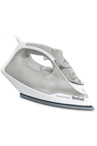 Tefal Express Steam FV2863E1 Napařovací žehlička Keramická žehlicí plocha 2500 W Bílá, Šedá Obrázok pre Tefal Express Steam FV2863E1 Napařovací žehlička Keramická žehlicí plocha 2500 W Bílá, Šedá