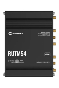 Obrázok pre Teltonika RUTM54 bezdrátový router Gigabit Ethernet Dvoupásmový (2,4 GHz / 5 GHz) 5G Černá