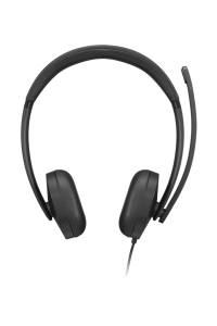 Obrázok pre Lenovo VoIP Headset 5000 Sluchátka s mikrofonem Kabel Přes hlavu Kancelář / call centrum USB typu C Černá
