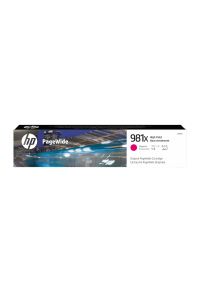 HP 981X Purpurová originální kazeta PageWide s vysokou výtěžností Obrázok pre HP 981X Purpurová originální kazeta PageWide s vysokou výtěžností