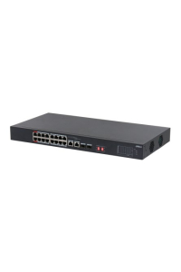 Dahua Technology PoE S3218-16ET-135 síťový přepínač Nespravované L2 Gigabit Ethernet (10/100/1000) Podpora napájení po Ethernetu (PoE) 1U Černá Obrázok pre Dahua Technology PoE S3218-16ET-135 síťový přepínač Nespravované L2 Gigabit Ethernet (10/100/1000) Podpora napájení po Ethernetu (PoE) 1U Černá