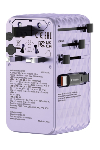 Verbatim Charge 'n' Travel 70W Univerzální Purpurová AC Rychlé nabíjení Vnitřní Obrázok pre Verbatim Charge 'n' Travel 70W Univerzální Purpurová AC Rychlé nabíjení Vnitřní
