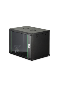 Obrázok pre Digitus DN-19 09-U-EC-SW rack 9U Nástěnný regál Černá