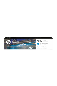 HP 981X Azurová originální kazeta PageWide s vysokou výtěžností Obrázok pre HP 981X Azurová originální kazeta PageWide s vysokou výtěžností