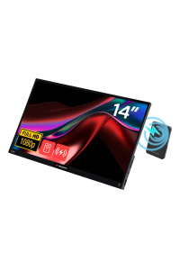 Obrázok pre Verbatim 32088 Přenosný televizor a monitor Přenosný monitor Černá 35,6 cm (14