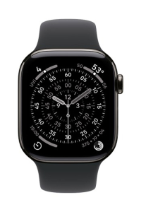 Apple Watch Series 11 OLED 42 mm Digitální 374 x 446 px Dotyková obrazovka 5G Titanová Wi-Fi GPS Obrázok pre Apple Watch Series 11 OLED 42 mm Digitální 374 x 446 px Dotyková obrazovka 5G Titanová Wi-Fi GPS