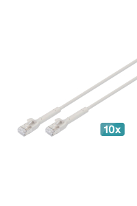 Digitus DK-1632-A-050B-10 síťový kabel Šedá 5 m Cat6a F/FTP (FFTP) Obrázok pre Digitus DK-1632-A-050B-10 síťový kabel Šedá 5 m Cat6a F/FTP (FFTP)