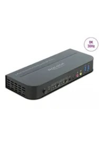 DeLOCK DisplayPort 1.4 KVM Switch 8K 30 Hz s USB 3.0 a Audio Obrázok pre DeLOCK DisplayPort 1.4 KVM Switch 8K 30 Hz s USB 3.0 a Audio
