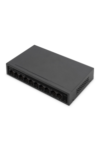 Digitus DN-95354 síťový přepínač Řízený Fast Ethernet (10/100) Podpora napájení po Ethernetu (PoE) Černá Obrázok pre Digitus DN-95354 síťový přepínač Řízený Fast Ethernet (10/100) Podpora napájení po Ethernetu (PoE) Černá