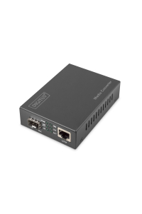 Digitus DN-82211 konvertor síťové kabeláže 10000 Mbit/s Černá Obrázok pre Digitus DN-82211 konvertor síťové kabeláže 10000 Mbit/s Černá