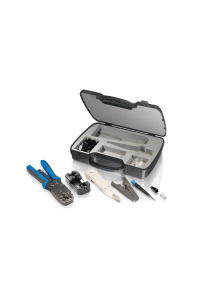 Obrázok pre Equip 129504 krimpovací kleště Sada nářadí Černá, Modrá, Šedá, Bílá