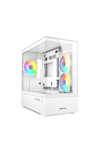 Sharkoon MK6 RGB Midi Tower Černá Obrázok pre Sharkoon MK6 RGB Midi Tower Černá