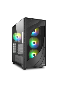Obrázok pre Sharkoon REBEL C80G RGB Midi Tower Černá
