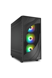 Obrázok pre Sharkoon REBEL C80M RGB Midi Tower Černá