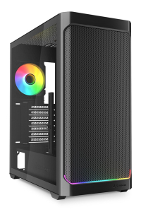 Obrázok pre Sharkoon AK4W RGB Strip Midi Tower Černá