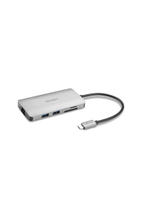 Kensington UH1400P dokovací stanice USB-C 8-in-1 přenosná bez ovladače Obrázok pre Kensington UH1400P dokovací stanice USB-C 8-in-1 přenosná bez ovladače