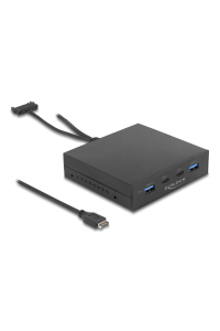 DeLOCK 3.5″ USB 3.2 Gen 2 přední panel 2 x USB Type-C + 2 x USB Typ-A Obrázok pre DeLOCK 3.5″ USB 3.2 Gen 2 přední panel 2 x USB Type-C + 2 x USB Typ-A