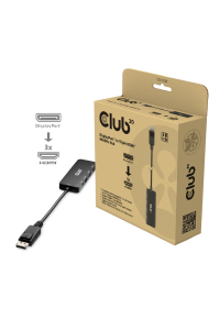 Obrázok pre CLUB3D CSV-7330 rozbočovač rozhraní DisplayPort 13,5 Mbit/s Černá
