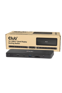 Obrázok pre CLUB3D CSV-2540 dokovací stanice/replikátor portů USB 3.2 Gen 1 (3.1 Gen 1) Type-C Černá