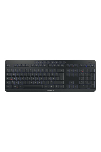 CHERRY Stream keyboard ultimate klávesnice Domov/kancelář USB + RF Wireless + Bluetooth QWERTZ Německý Černá Obrázok pre CHERRY Stream keyboard ultimate klávesnice Domov/kancelář USB + RF Wireless + Bluetooth QWERTZ Německý Černá