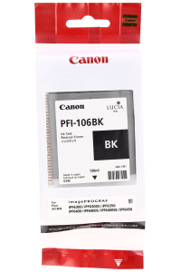 Canon PFI-106 BK inkoustová náplň 1 kusů Originální Černá fotografická Obrázok pre Canon PFI-106 BK inkoustová náplň 1 kusů Originální Černá fotografická
