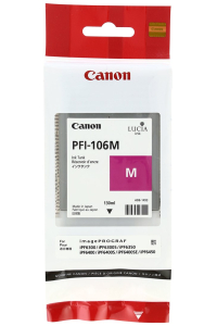 Canon PFI-106 M inkoustová náplň 1 kusů Originální Magenta fotografická Obrázok pre Canon PFI-106 M inkoustová náplň 1 kusů Originální Magenta fotografická