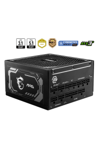 MSI MAG A1250GL PCIE5 napájecí zdroj 1250 W 24-pin ATX ATX Černá Obrázok pre MSI MAG A1250GL PCIE5 napájecí zdroj 1250 W 24-pin ATX ATX Černá