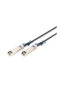 Digitus DN-81243 InfiniBand a optický kabel 3 m SFP28 DAC Černá, Stříbrná Obrázok pre Digitus DN-81243 InfiniBand a optický kabel 3 m SFP28 DAC Černá, Stříbrná
