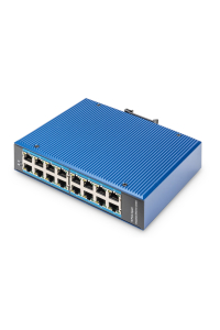Digitus DN-651129 síťový přepínač Nespravované Gigabit Ethernet (10/100/1000) Modrá Obrázok pre Digitus DN-651129 síťový přepínač Nespravované Gigabit Ethernet (10/100/1000) Modrá