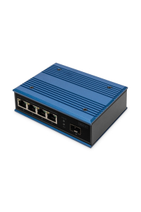 Digitus DN-651130 síťový přepínač Nespravované Fast Ethernet (10/100) Černá, Modrá Obrázok pre Digitus DN-651130 síťový přepínač Nespravované Fast Ethernet (10/100) Černá, Modrá