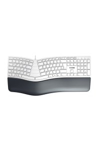 Obrázok pre CHERRY KC 4500 ERGO klávesnice Univerzální USB QWERTZ Německý Bílá