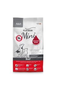 Obrázok pre PLATINUM Adult Beef Mini - polovlhké krmivo pro psy - 900g
