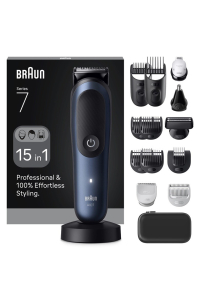 Obrázok pre Braun 80789909 zastřihovač vousů a vlasů Tmavě modrá 21 Lithium-ion (Li-ion)