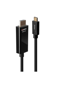 Obrázok pre Lindy 43317 adaptér k video kabelům 10 m USB typu C HDMI Typ A (standardní) Černá