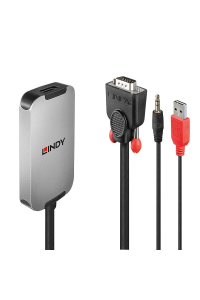 Obrázok pre Lindy 38296 adaptér k video kabelům Černá, Bílá