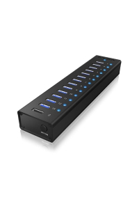 ICY BOX IB-AC6113 USB 3.2 Gen 1 (3.1 Gen 1) Type-B 5000 Mbit/s Černá Obrázok pre ICY BOX IB-AC6113 USB 3.2 Gen 1 (3.1 Gen 1) Type-B 5000 Mbit/s Černá