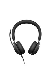 Jabra Evolve2 40 SE Sluchátka s mikrofonem Kabel Přes hlavu Hovory/hudba USB Type-C / USB Type-A Černá Obrázok pre Jabra Evolve2 40 SE Sluchátka s mikrofonem Kabel Přes hlavu Hovory/hudba USB Type-C / USB Type-A Černá
