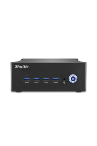 Shuttle Nano PC NT10H5 PC s objemem 1 l Černá 125H Intel® SoC Obrázok pre Shuttle Nano PC NT10H5 PC s objemem 1 l Černá 125H Intel® SoC