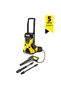 Kärcher K 5 BASIC tlaková myčka Napřímený Elektrický 500 l/h 2100 W Černá, Bílá, Žlutá Obrázok pre Kärcher K 5 BASIC tlaková myčka Napřímený Elektrický 500 l/h 2100 W Černá, Bílá, Žlutá