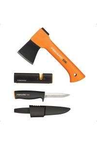Obrázok pre CAMPING SET: X5 AXE + KNIFE + SHARPENER