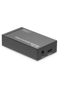 Digitus DS-55518 AV prodlužovačka AV přijímač Černá Obrázok pre Digitus DS-55518 AV prodlužovačka AV přijímač Černá