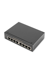 Digitus DN-651108 síťový přepínač Nespravované Gigabit Ethernet (10/100/1000) Černá Obrázok pre Digitus DN-651108 síťový přepínač Nespravované Gigabit Ethernet (10/100/1000) Černá