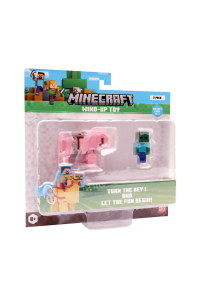 Obrázok pre MINECRAFT S2 3D WIND-UP TOY - BABY ZOMBIE & PIG