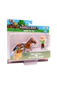 Obrázok pre MINECRAFT S2 3D WIND-UP TOY - ALEX & HORSE